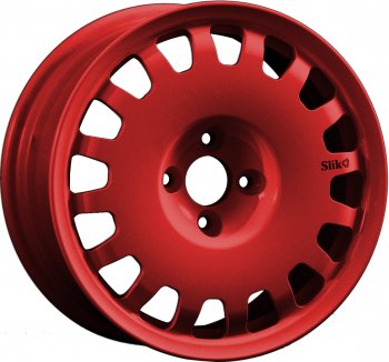 Кованый диск Slik Sport 6.5x15 (Красный) 6.5x15/4-5x98-120 D54.1-72.6  (Цвет: Красный)