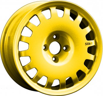 Кованый диск Slik Sport 6.5x15 (Candy ярко-желтый) 6.5x15/4-5x98-120 D54.1-72.6  (Цвет: Candy ярко-желтый)