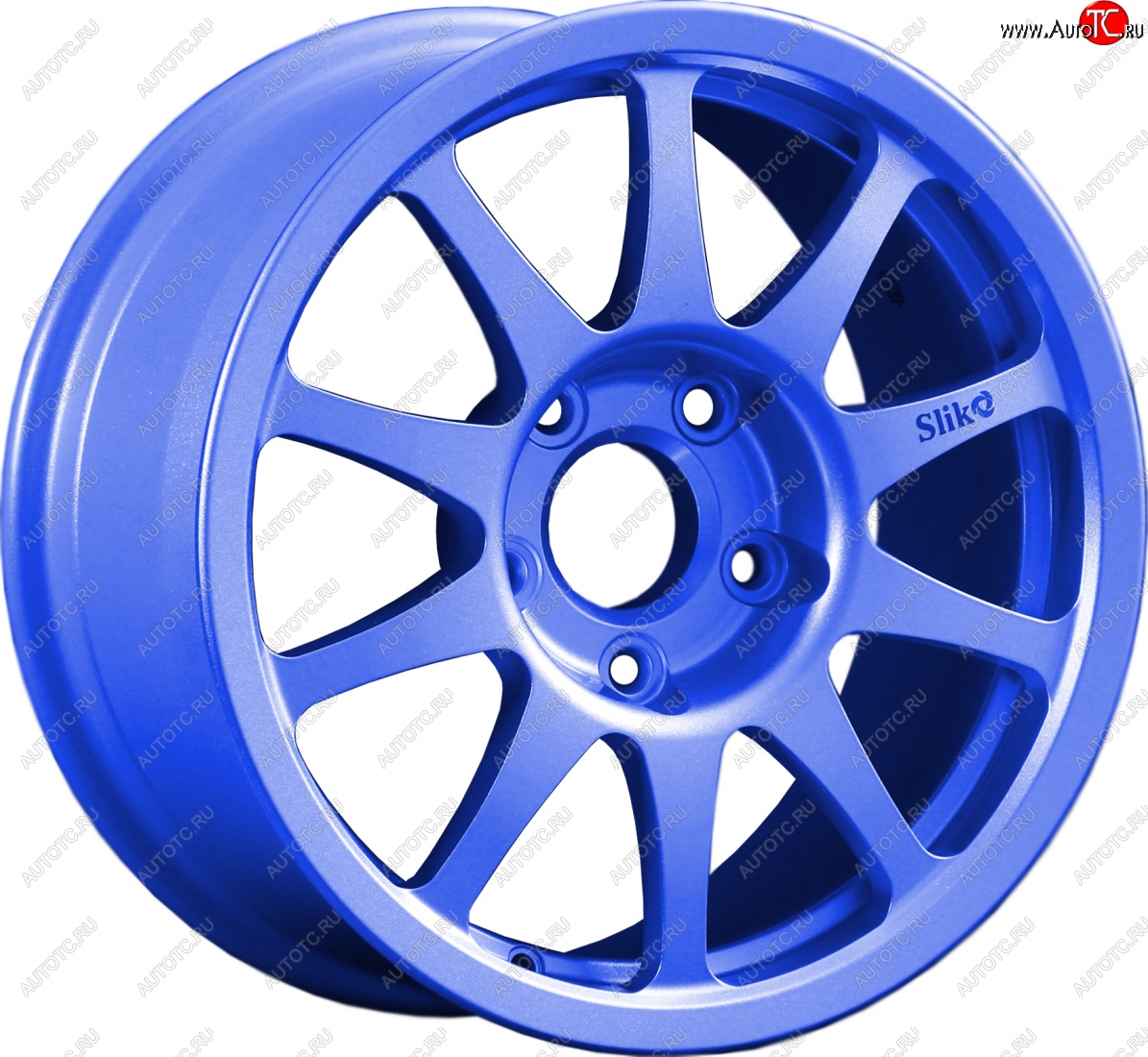 24 899 р. Кованый диск Slik Sport 7x15 (Синий)   (Цвет: Синий)  с доставкой в г. Керчь
