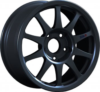 Кованый диск Slik Sport 7x15 (Черный матовый)  (Цвет: Черный матовый)