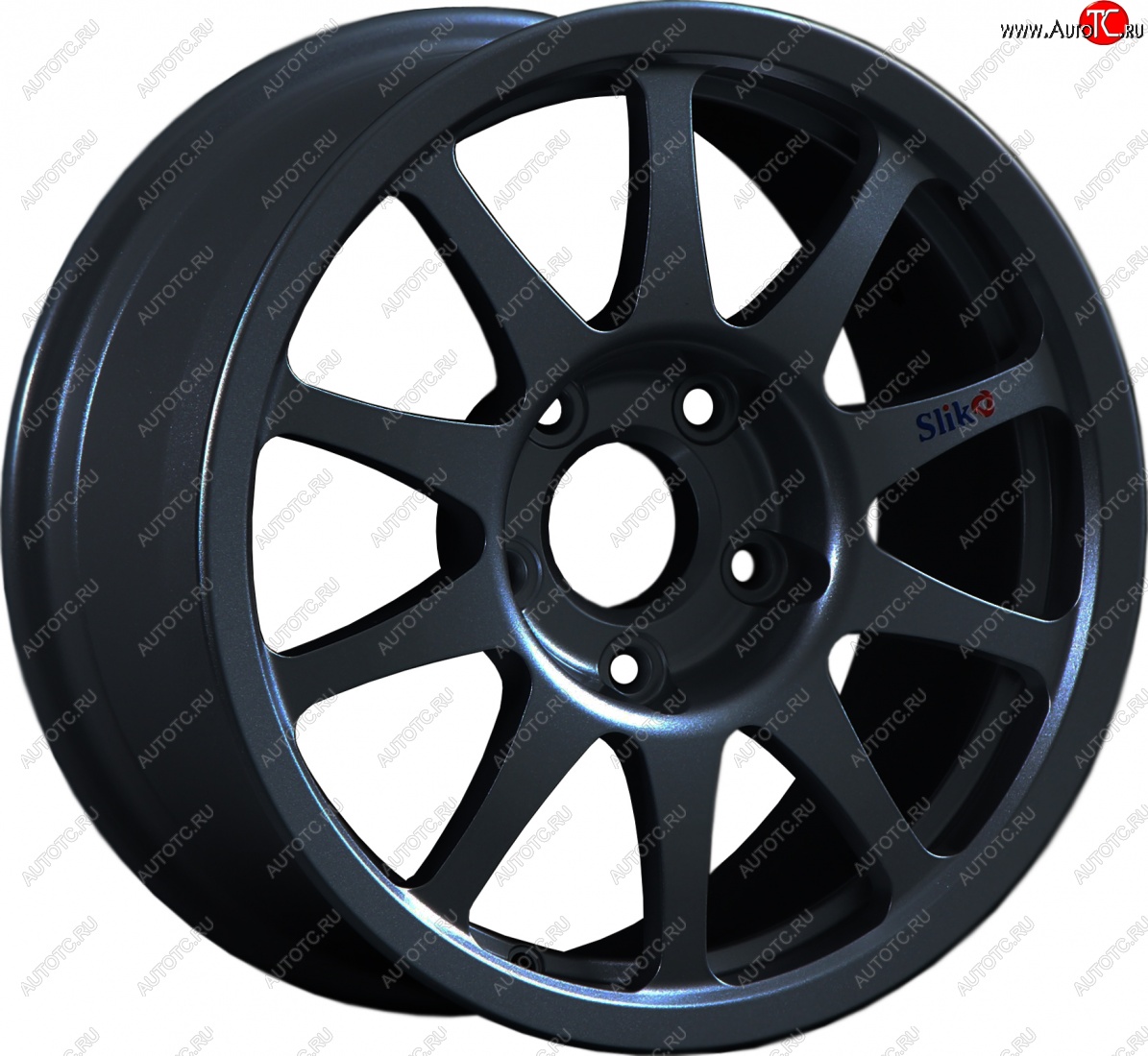 23 399 р. Кованый диск Slik Sport 7x15 (Черный матовый)   (Цвет: Черный матовый)  с доставкой в г. Керчь