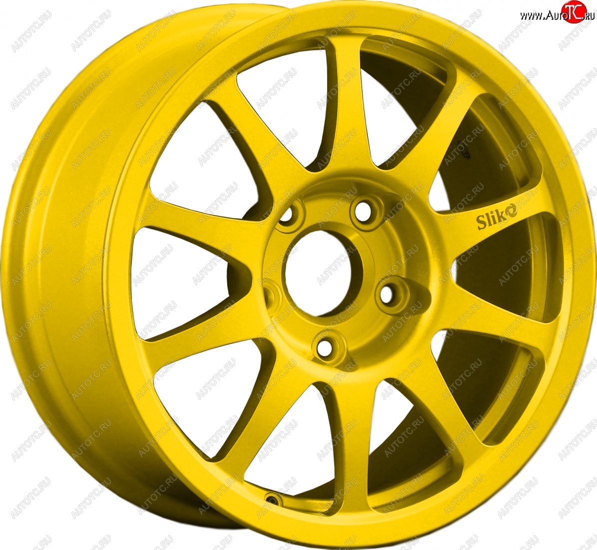 24 899 р. Кованый диск Slik Sport 7x15 (Ярко-желтый RAL 1021)   (Цвет: Ярко-желтый RAL 1021)  с доставкой в г. Керчь