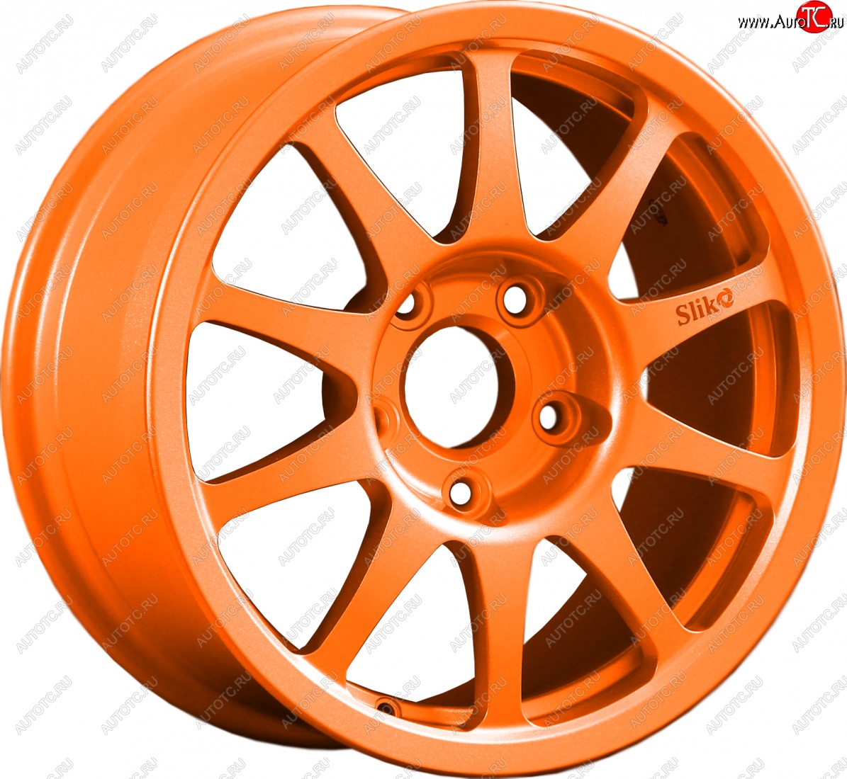 24 899 р. Кованый диск Slik Sport 7x15 (Ярко-оранжевый)   (Цвет: Ярко-оранжевый)  с доставкой в г. Керчь