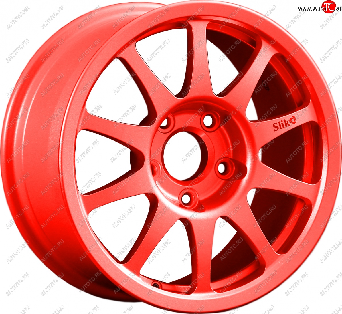 24 899 р. Кованый диск Slik Sport 7x15 (RAL 3026 ярко-алый)   (Цвет: RAL 3026 ярко-алый)  с доставкой в г. Керчь