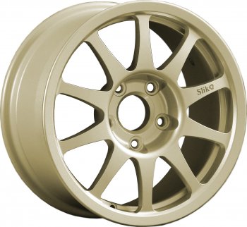 Кованый диск Slik Sport 7x15 (Металлик золотой)  (Цвет: Металлик золотой)