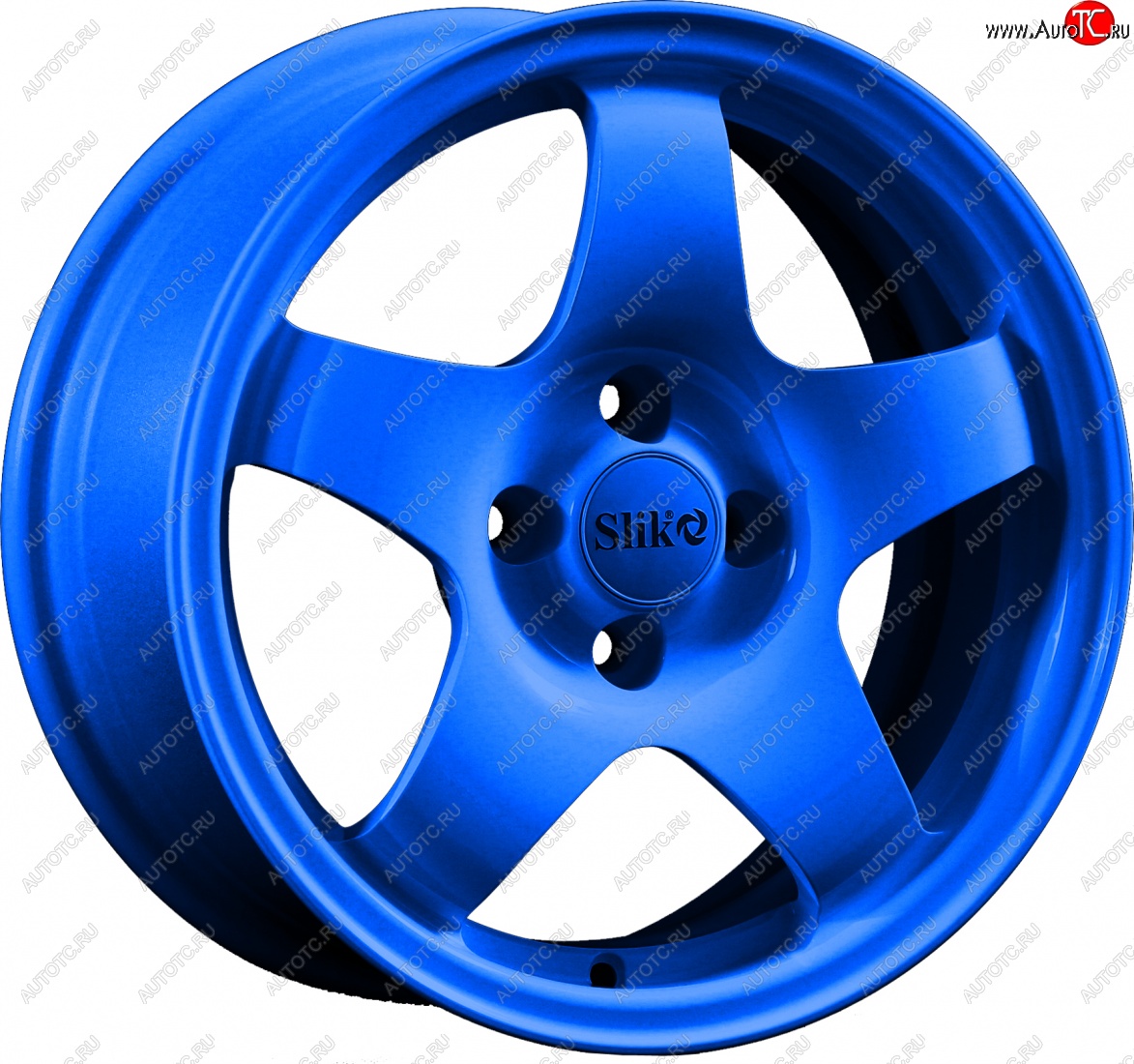 15 249 р. Кованый диск Slik Sport 6.5x15 (Candy синий)   (Цвет: Candy синий)  с доставкой в г. Керчь