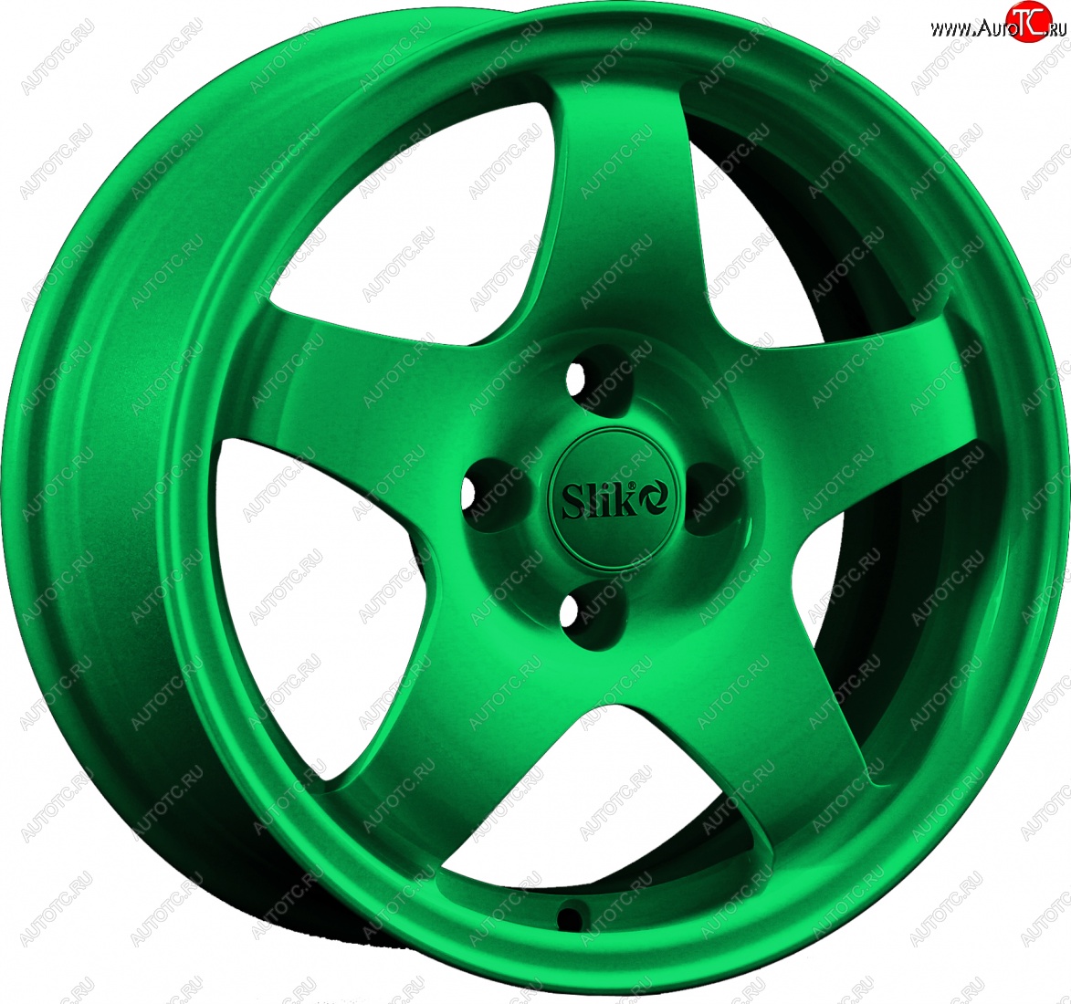 15 249 р. Кованый диск Slik Sport 6.5x15 (Зеленый)   (Цвет: Зеленый)  с доставкой в г. Керчь