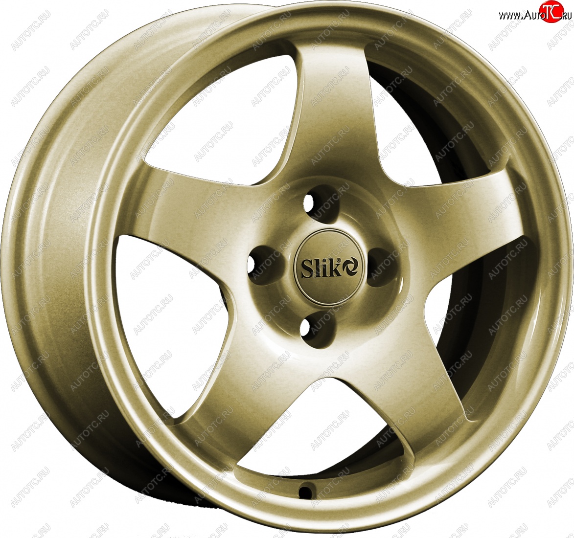15 249 р. Кованый диск Slik Sport 6.5x15 (Металлик золотой)   (Цвет: Металлик золотой)  с доставкой в г. Керчь