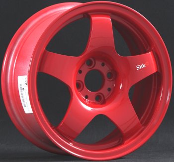 Кованый диск Slik Sport 6.5x15 (Красный) 6.5x15/4-5x98-120 D54.1-72.6  (Цвет: Красный)