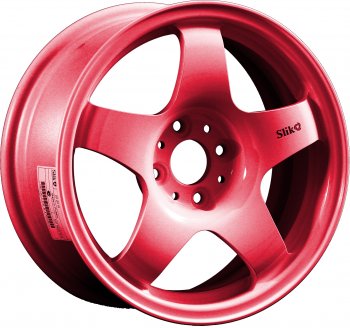 Кованый диск Slik Sport 6.5x15 (Candy рубиновый) 6.5x15/4-5x98-120 D54.1-72.6  (Цвет: Candy рубиновый)