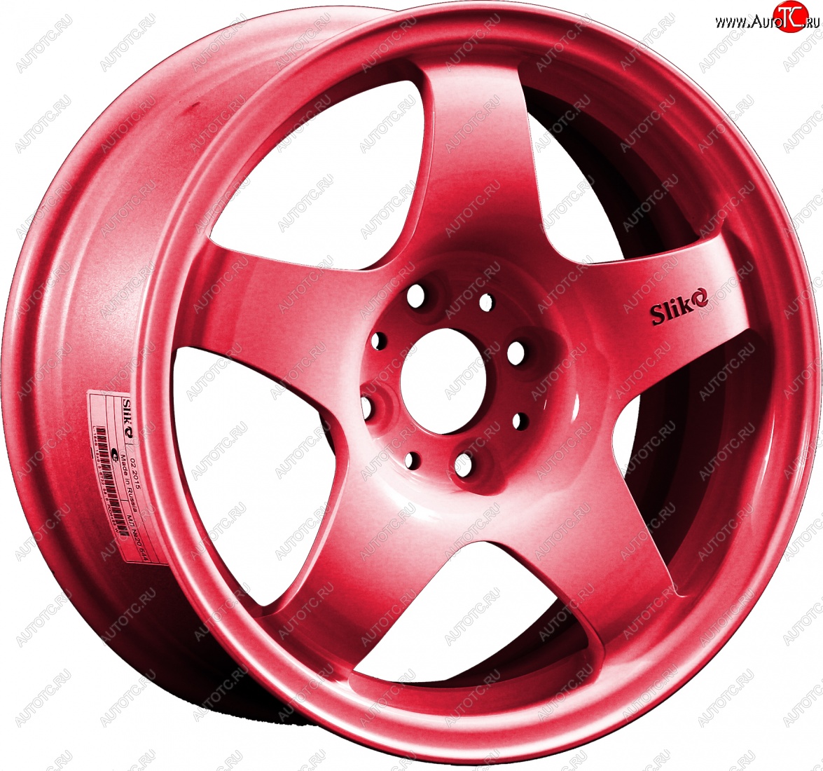 7 899 р. Кованый диск Slik Sport 6.5x15 (Candy рубиновый) 6.5x15/4-5x98-120 D54.1-72.6   (Цвет: Candy рубиновый)  с доставкой в г. Керчь