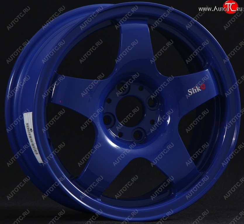 7 899 р. Кованый диск Slik Sport 6.5x15 (Синий) 6.5x15/4-5x98-120 D54.1-72.6   (Цвет: Синий)  с доставкой в г. Керчь