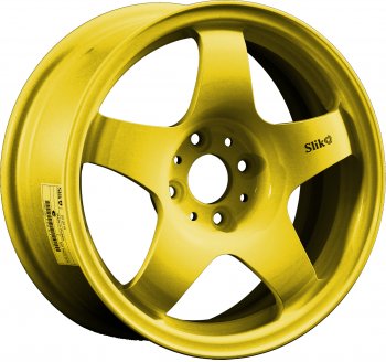 Кованый диск Slik Sport 6.5x15 (Ярко-желтый RAL 1021) 6.5x15/4-5x98-120 D54.1-72.6  (Цвет: Ярко-желтый RAL 1021)