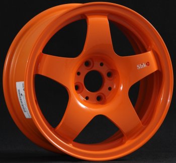 Кованый диск Slik Sport 6.5x15 (Ярко-оранжевый) 6.5x15/4-5x98-120 D54.1-72.6  (Цвет: Ярко-оранжевый)