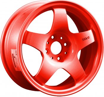 Кованый диск Slik Sport 6.5x15 (RAL 3026 ярко-алый) 6.5x15/4-5x98-120 D54.1-72.6  (Цвет: RAL 3026 ярко-алый)