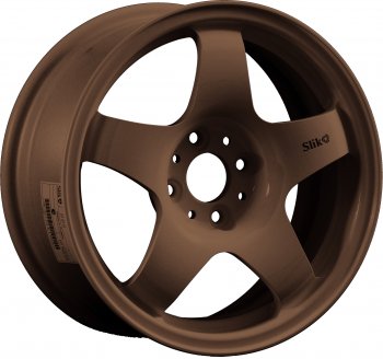 Кованый диск Slik Sport 6.5x15 (Металлик бронза) 6.5x15/4-5x98-120 D54.1-72.6  (Цвет: Металлик бронза)