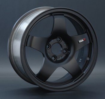 Кованый диск Slik Sport 6.5x15 (Металлик графит глянцевый) 6.5x15/4-5x98-120 D54.1-72.6  (Цвет: Металлик графит глянцевый)