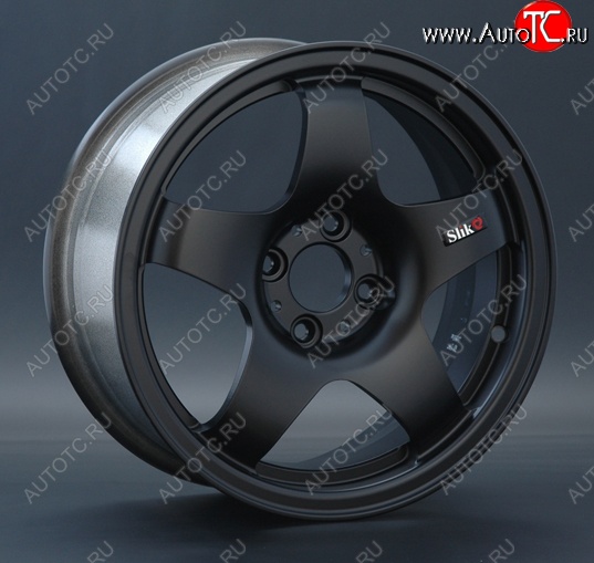 7 899 р. Кованый диск Slik Sport 6.5x15 (Металлик графит глянцевый) 6.5x15/4-5x98-120 D54.1-72.6   (Цвет: Металлик графит глянцевый)  с доставкой в г. Керчь