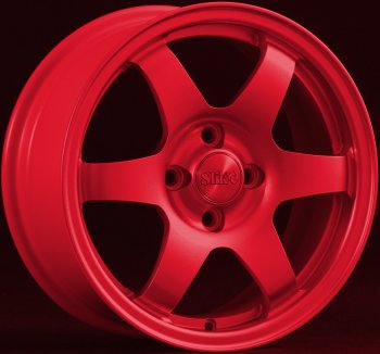 Кованый диск Slik Sport 6.5x15 (Красный)  (Цвет: Красный)