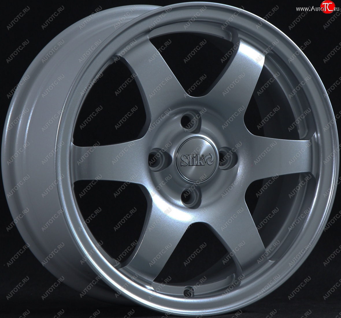 15 249 р. Кованый диск Slik Sport 6.5x15 (Серебристый тёмный)   (Цвет: Серебристый тёмный)  с доставкой в г. Керчь