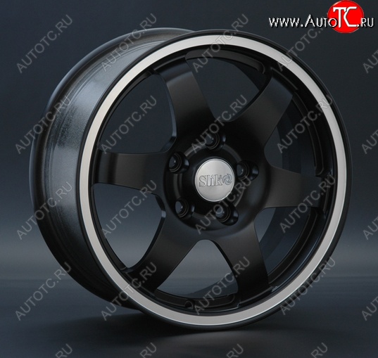 15 249 р. Кованый диск Slik Sport 6.5x15 (Черный матовый с полированым ободом MBL)   (Цвет: Черный матовый с полированным ободом MBL)  с доставкой в г. Керчь