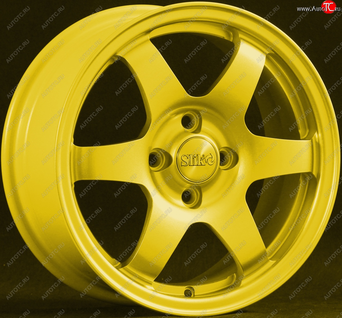 15 249 р. Кованый диск Slik Sport 6.5x15 (Ярко-желтый RAL 1021)   (Цвет: Ярко-желтый RAL 1021)  с доставкой в г. Керчь