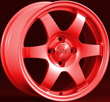 Кованый диск Slik Sport 6.5x15 (RAL 3026 ярко-алый)  (Цвет: RAL 3026 ярко-алый)