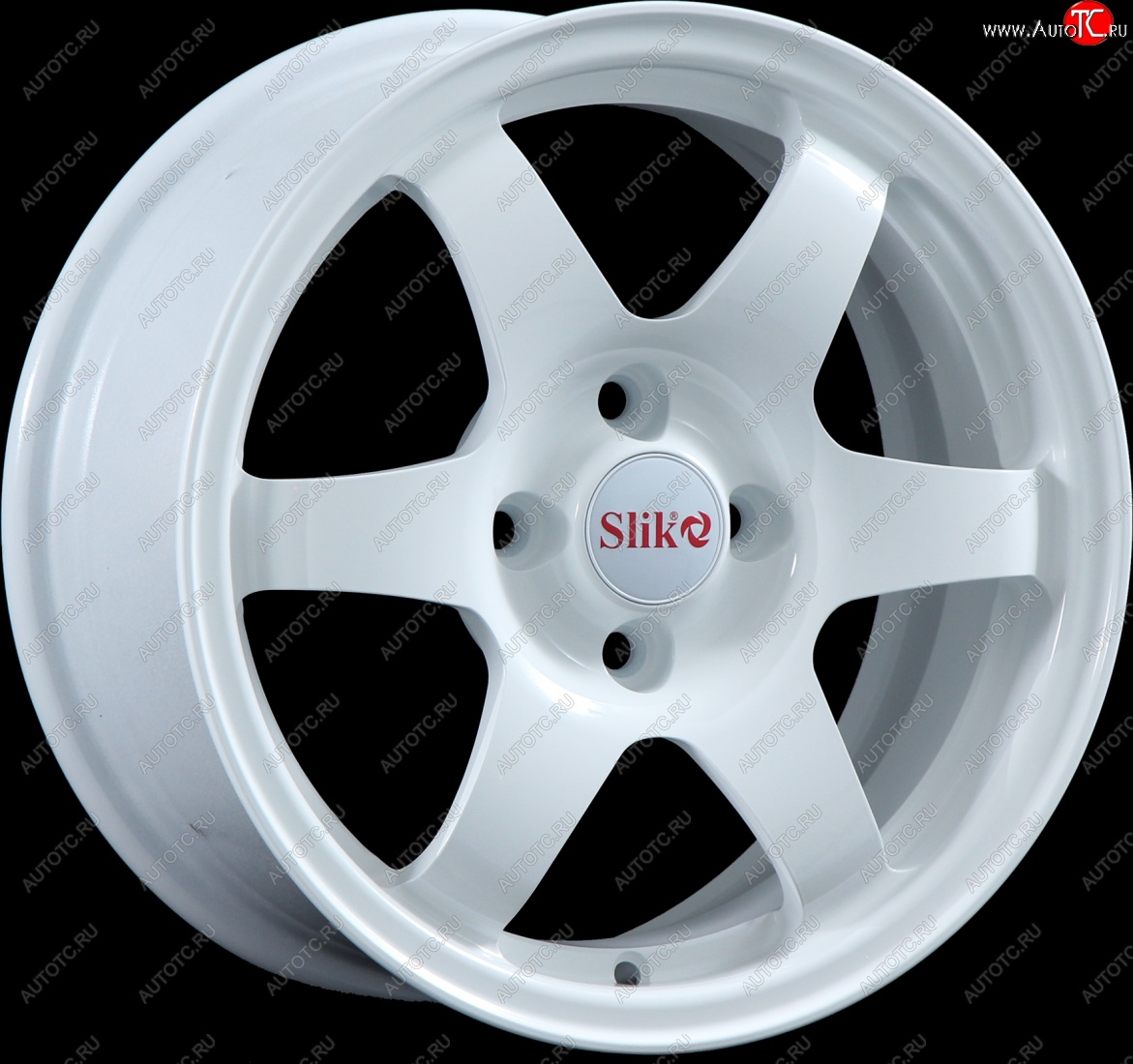 15 249 р. Кованый диск Slik Sport 6.5x15 (Белый)   (Цвет: Белый)  с доставкой в г. Керчь