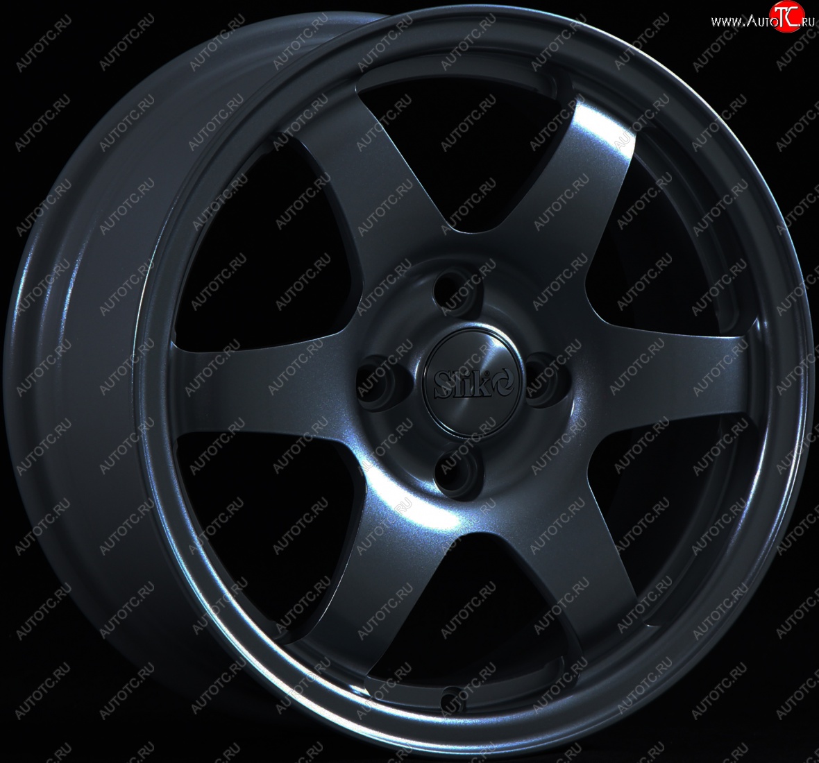 15 249 р. Кованый диск Slik Sport 6.5x15 (Металлик графит матовый)   (Цвет: Металлик графит матовый)  с доставкой в г. Керчь