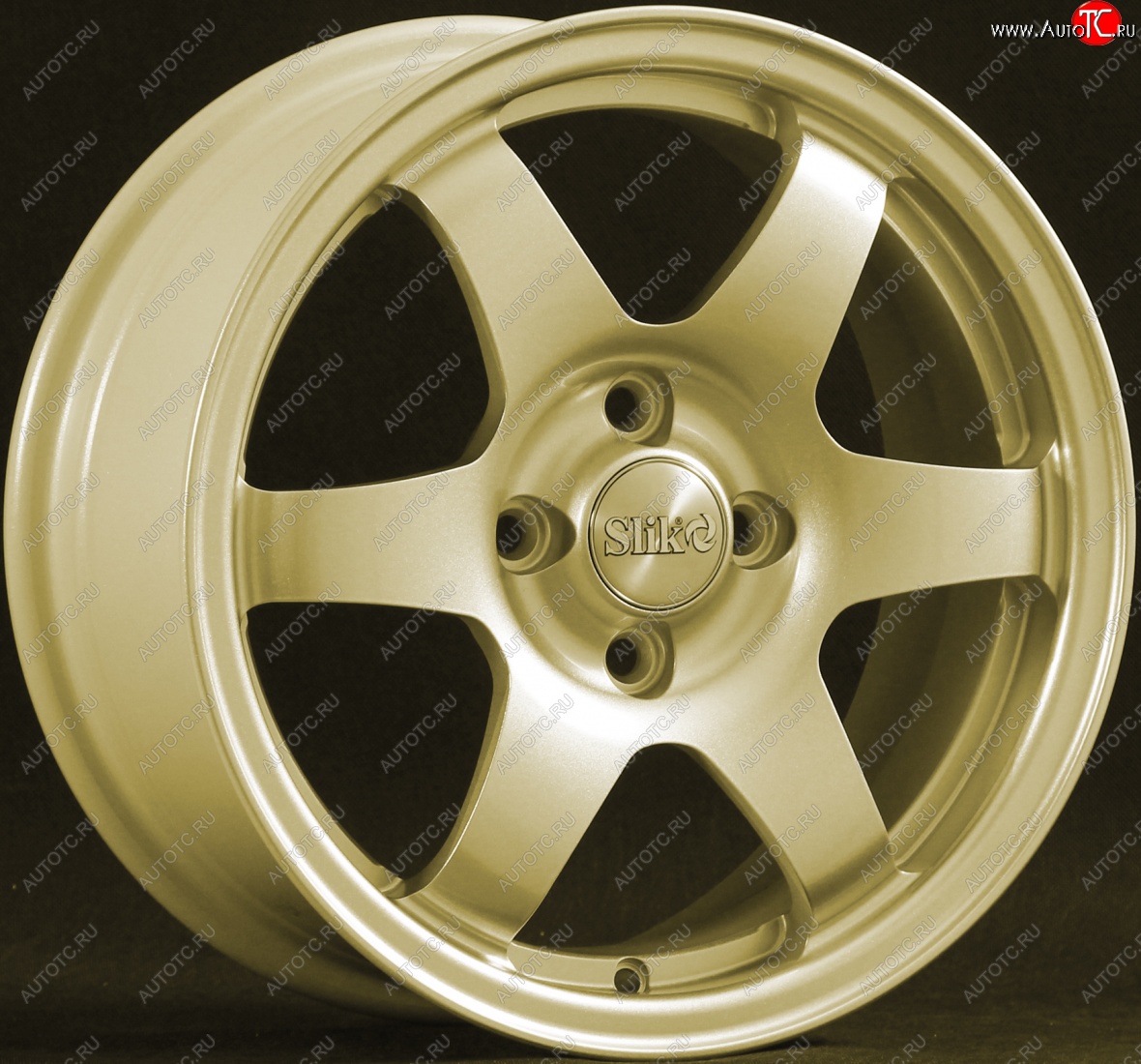 15 249 р. Кованый диск Slik Sport 6.5x15 (Металлик золотой)   (Цвет: Металлик золотой)  с доставкой в г. Керчь