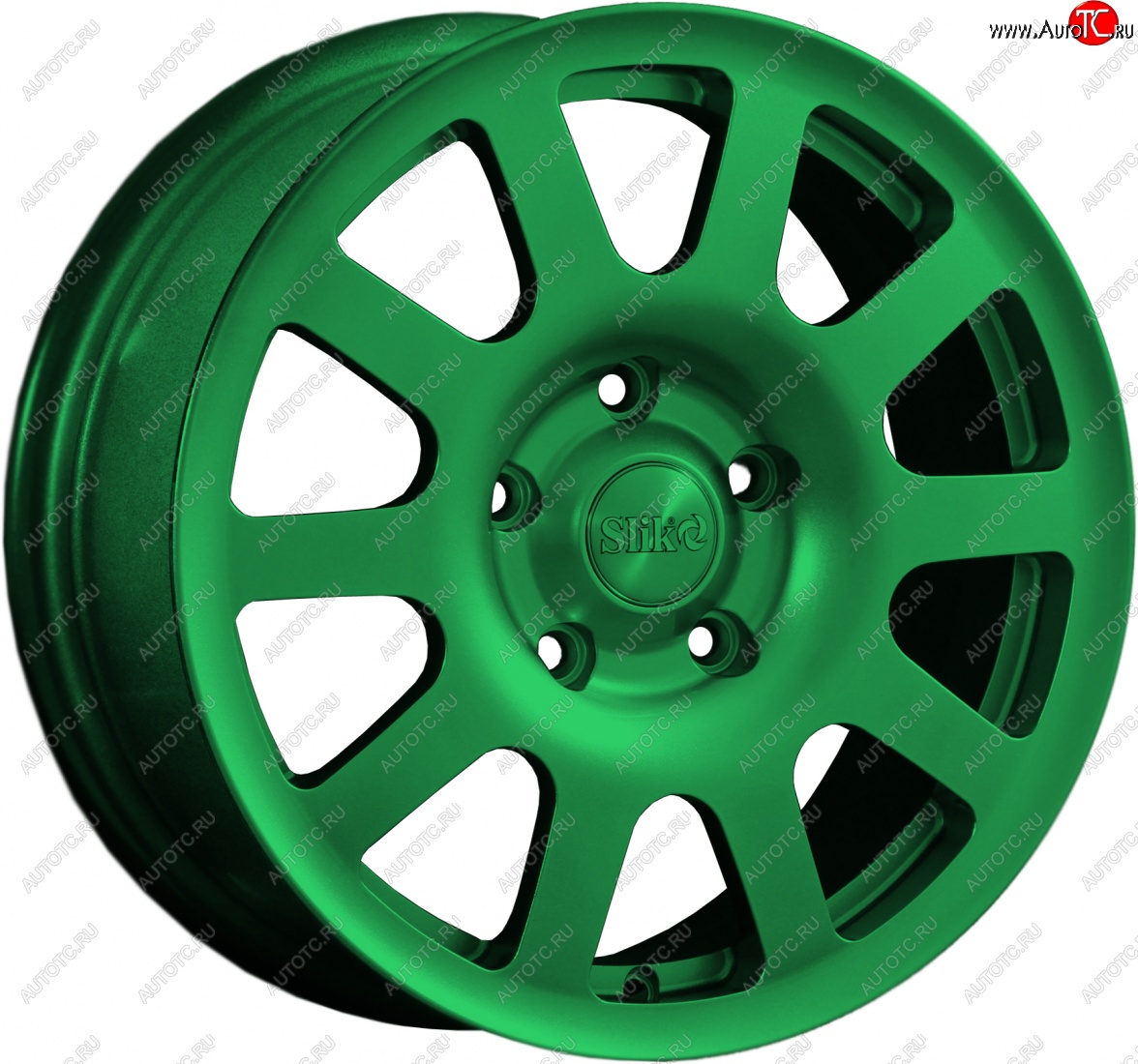 18 999 р. Кованый диск Slik Sport 6.5x16 (Зеленый)   (Цвет: Зеленый)  с доставкой в г. Керчь