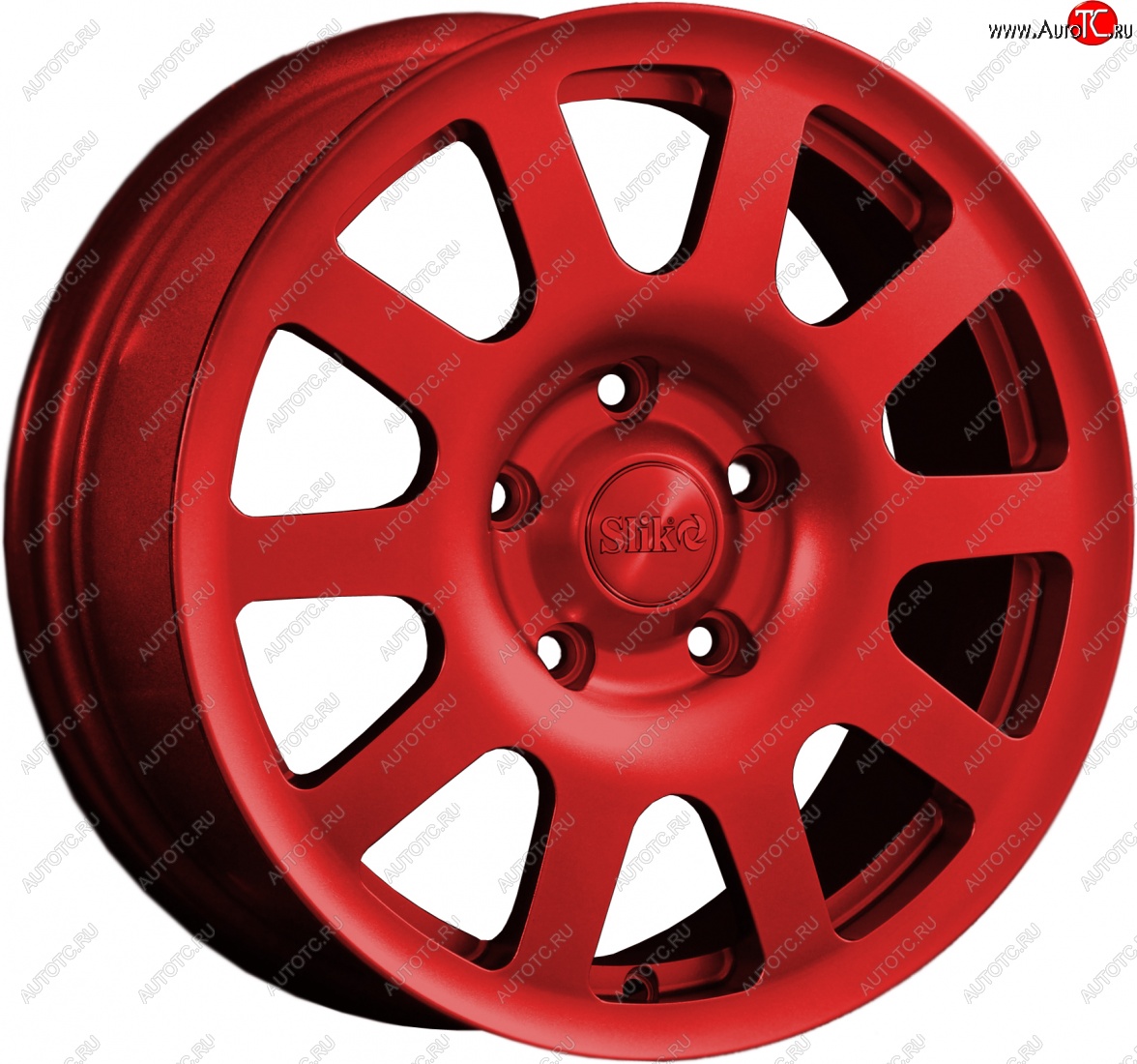 18 999 р. Кованый диск Slik Sport 6.5x16 (Красный)   (Цвет: Красный)  с доставкой в г. Керчь
