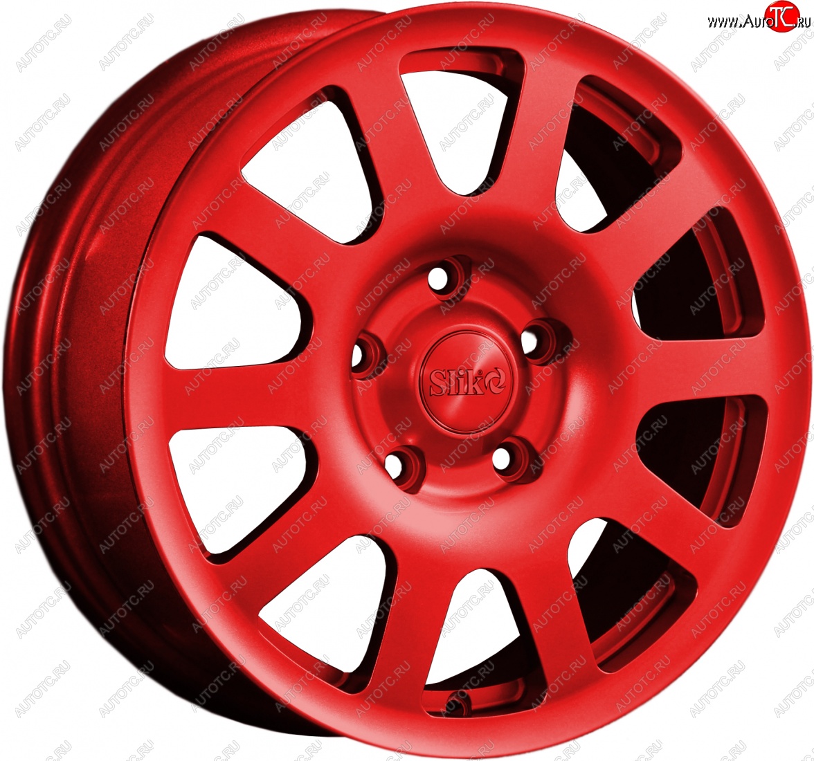 18 999 р. Кованый диск Slik Sport 6.5x16 (Candy красный)   (Цвет: Candy красный)  с доставкой в г. Керчь