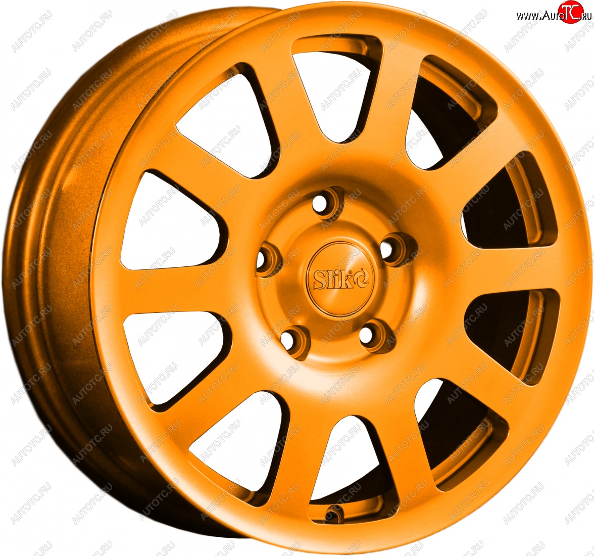 18 999 р. Кованый диск Slik SPORT R16x6.5 Ярко-оранжевый (ORANGE) 6.5x16   (Цвет: ORANGE)  с доставкой в г. Керчь