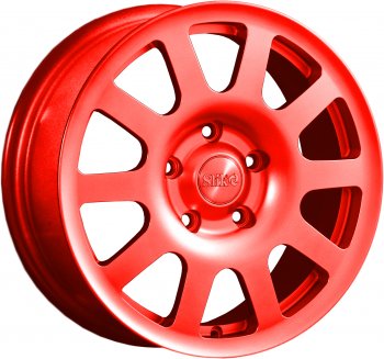 Кованый диск Slik Sport 6.5x16 (RAL 3026 ярко-алый)  (Цвет: RAL 3026 ярко-алый)
