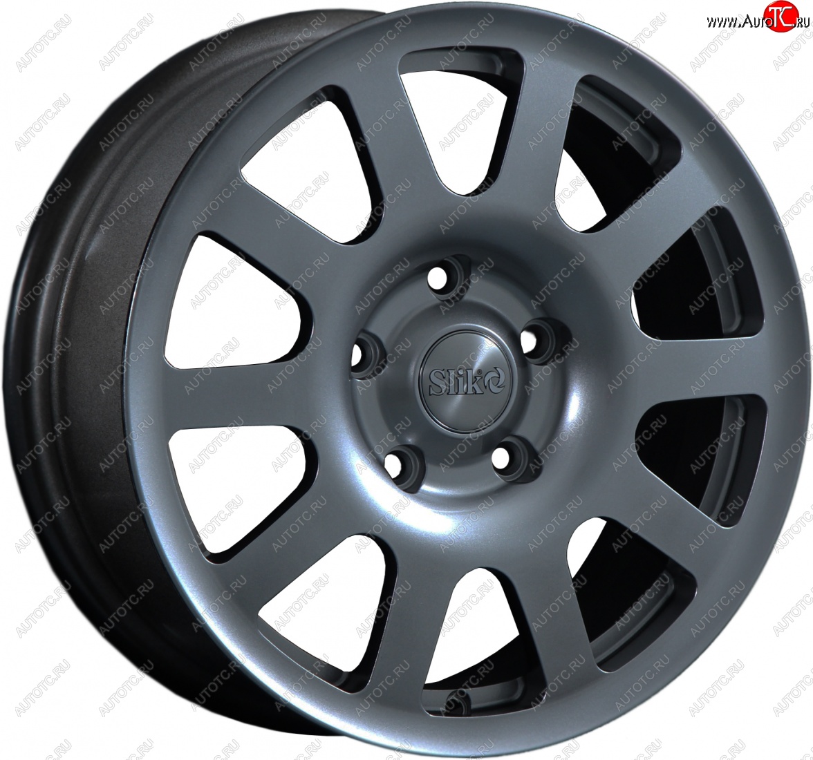 18 999 р. Кованый диск Slik Sport 6.5x16 (Металлик графит глянцевый)   (Цвет: Металлик графит глянцевый)  с доставкой в г. Керчь