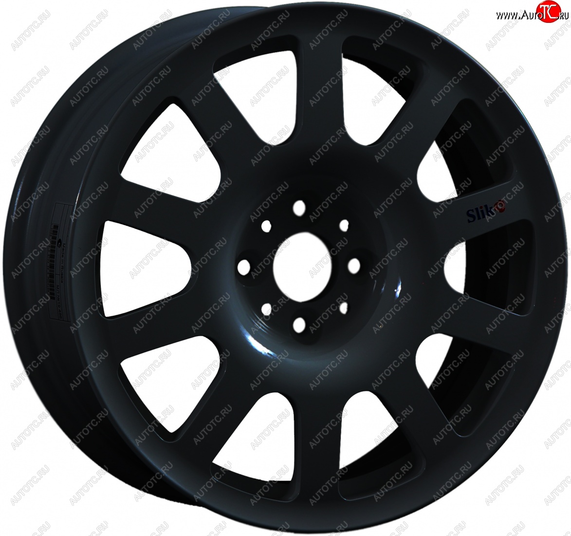 10 349 р. Кованый диск Slik SPORT R16x6.5 Черный матовый (MB) 6.5x16   (Цвет: MB)  с доставкой в г. Керчь