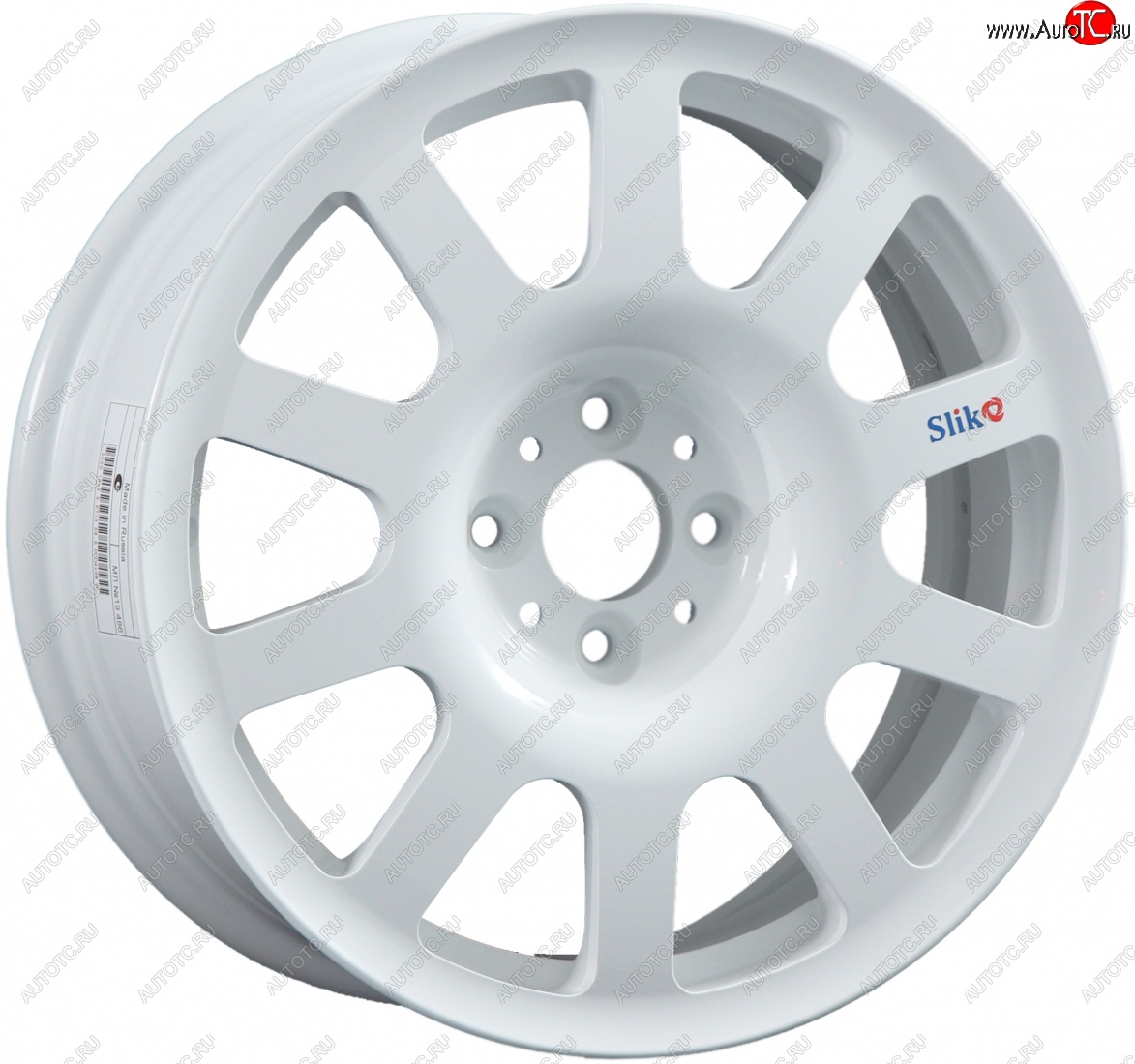 10 399 р. Кованый диск Slik SPORT R16x6.5 Яркое-блестящее серебро (HPB) 6.5x16   (Цвет: HPB)  с доставкой в г. Керчь
