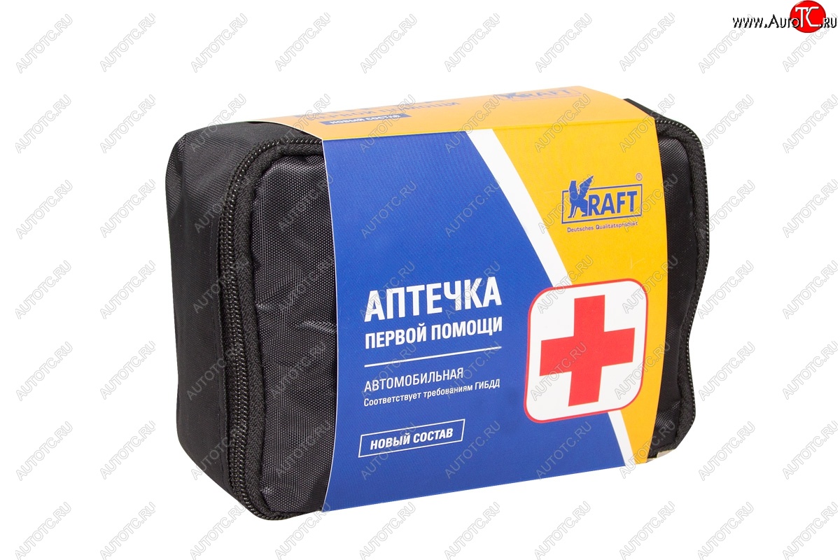 379 р. Аптечка первой помощи KRAFT (сумка) Jeep Compass MP дорестайлинг (2016-2022)  с доставкой в г. Керчь