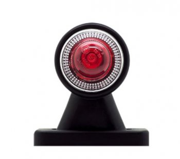 479 р. Фонарь габаритный и контурный Евросвет ГФ 3.2 LED2 Hyundai HD-170 (2004-2025) (12В, Черное кольцо)  с доставкой в г. Керчь. Увеличить фотографию 2