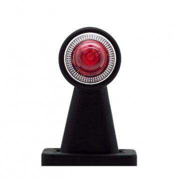 479 р. Фонарь габаритный и контурный Евросвет ГФ 3.3 LED2 Hyundai HD-170 (2004-2025) (12В, Черное кольцо)  с доставкой в г. Керчь. Увеличить фотографию 2