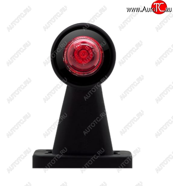 479 р. Фонарь габаритный и контурный Евросвет ГФ 3.3 LED2 Hyundai HD-170 (2004-2025) (12В, Черное кольцо)  с доставкой в г. Керчь