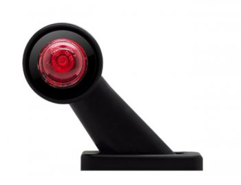 489 р. Фонарь габаритный и контурный Евросвет ГФ 3.4 LED2 Hyundai HD-170 (2004-2025) (12В, Черное кольцо)  с доставкой в г. Керчь. Увеличить фотографию 2