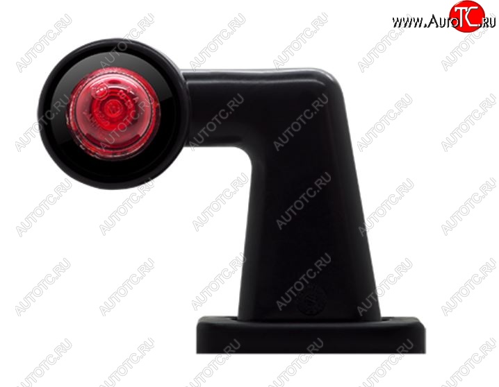 489 р. Фонарь габаритный и контурный Евросвет ГФ 3.8 LED2 Hyundai HD-170 (2004-2025) (12В, Черное кольцо)  с доставкой в г. Керчь