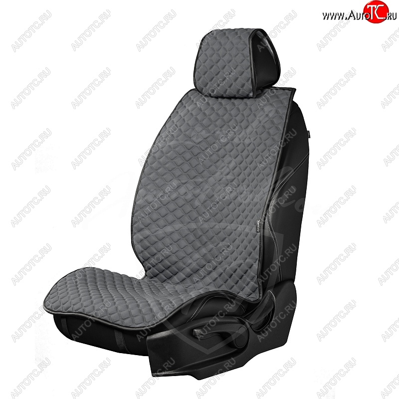 6 999 р. Универсальная накидка на сиденья Lord Autofashion Кристалл (трикотаж, 4 места)   (Серый)  с доставкой в г. Керчь