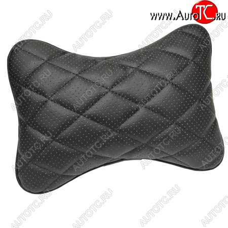 349 р. Подушка-косточка Lord Autofashion Ромб (Илана+Орегон)   (Черный + Черный + Серый)  с доставкой в г. Керчь
