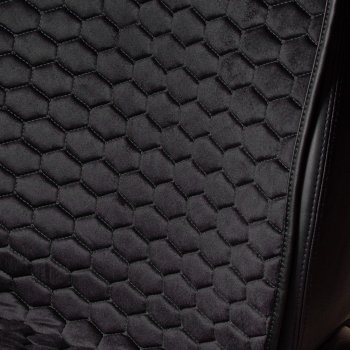 3 399 р. Комплект накидок на сиденья Lord Autofashion Тейлор (велюр, 2 места)   (Чёрный)  с доставкой в г. Керчь. Увеличить фотографию 2