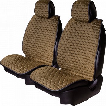 Комплект накидок на сиденья Lord Autofashion Тейлор (велюр, 2 места)  (Бронза 365)