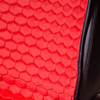 3 399 р. Комплект накидок на сиденья Lord Autofashion Тейлор (велюр, 2 места)   (Красный 4206)  с доставкой в г. Керчь. Увеличить фотографию 2