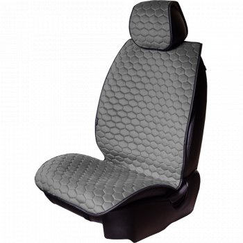 3 399 р. Комплект накидок на сиденья Lord Autofashion Тейлор (велюр, 2 места)   (Серый 715)  с доставкой в г. Керчь. Увеличить фотографию 4